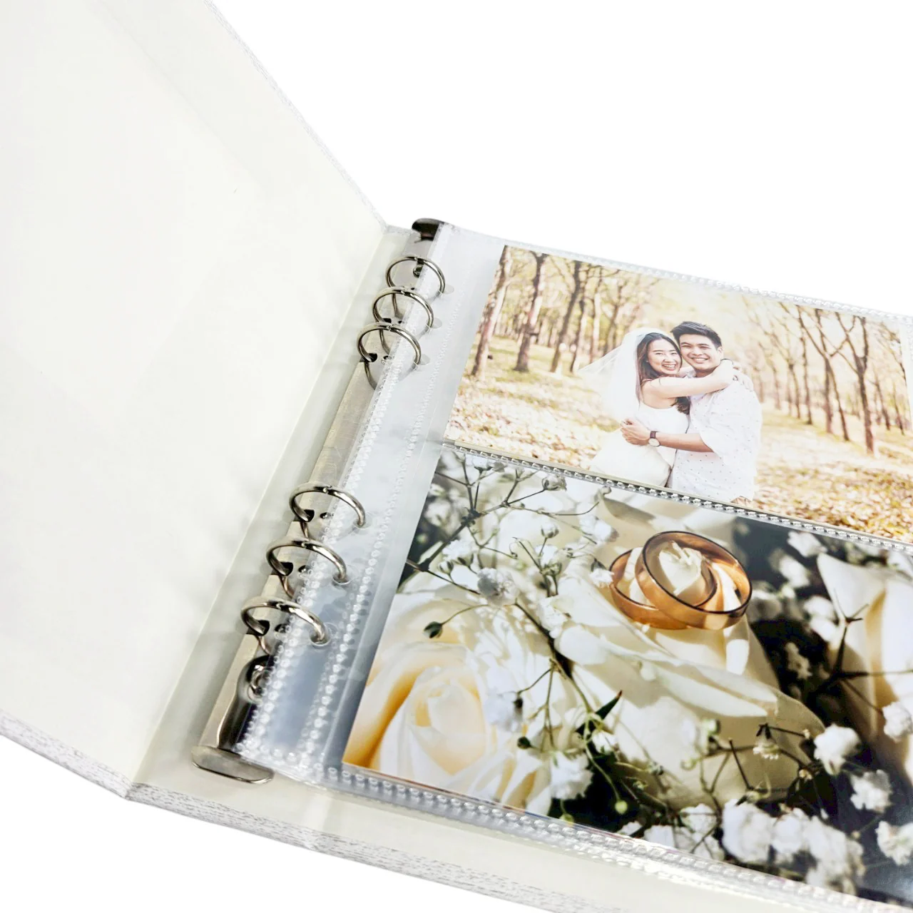 ปกอัลบั้มกระดาษไวนิลมีลาย WHITE - Image 3