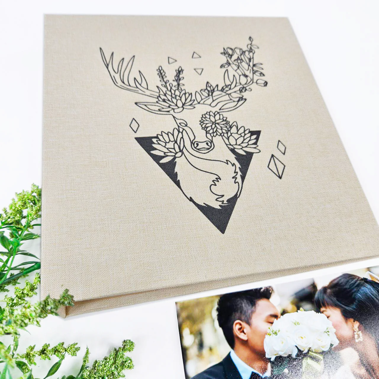 ปกอัลบั้มผ้าสกรีนลาย DEER - Image 2