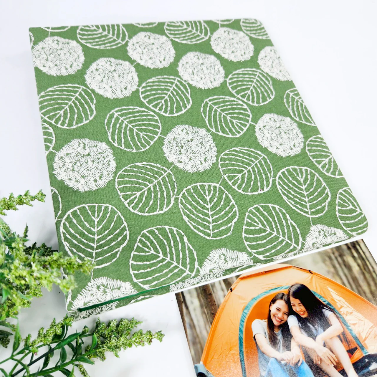 ปกอัลบั้มผ้าลาย GREEN LEAF - Image 2
