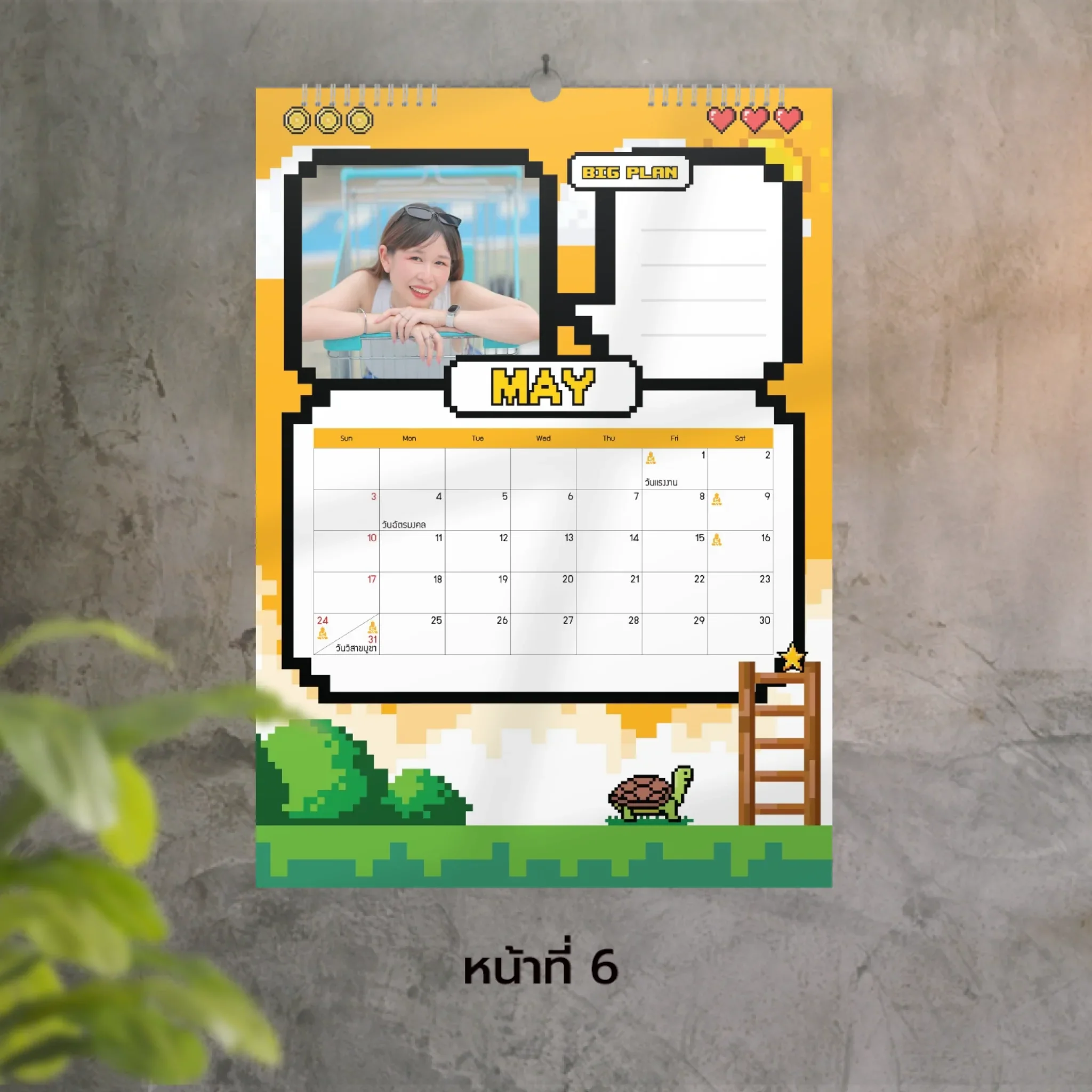 Calendar 30x42 cm - CheckPoint แบบแขวน (13รูป) - Image 6