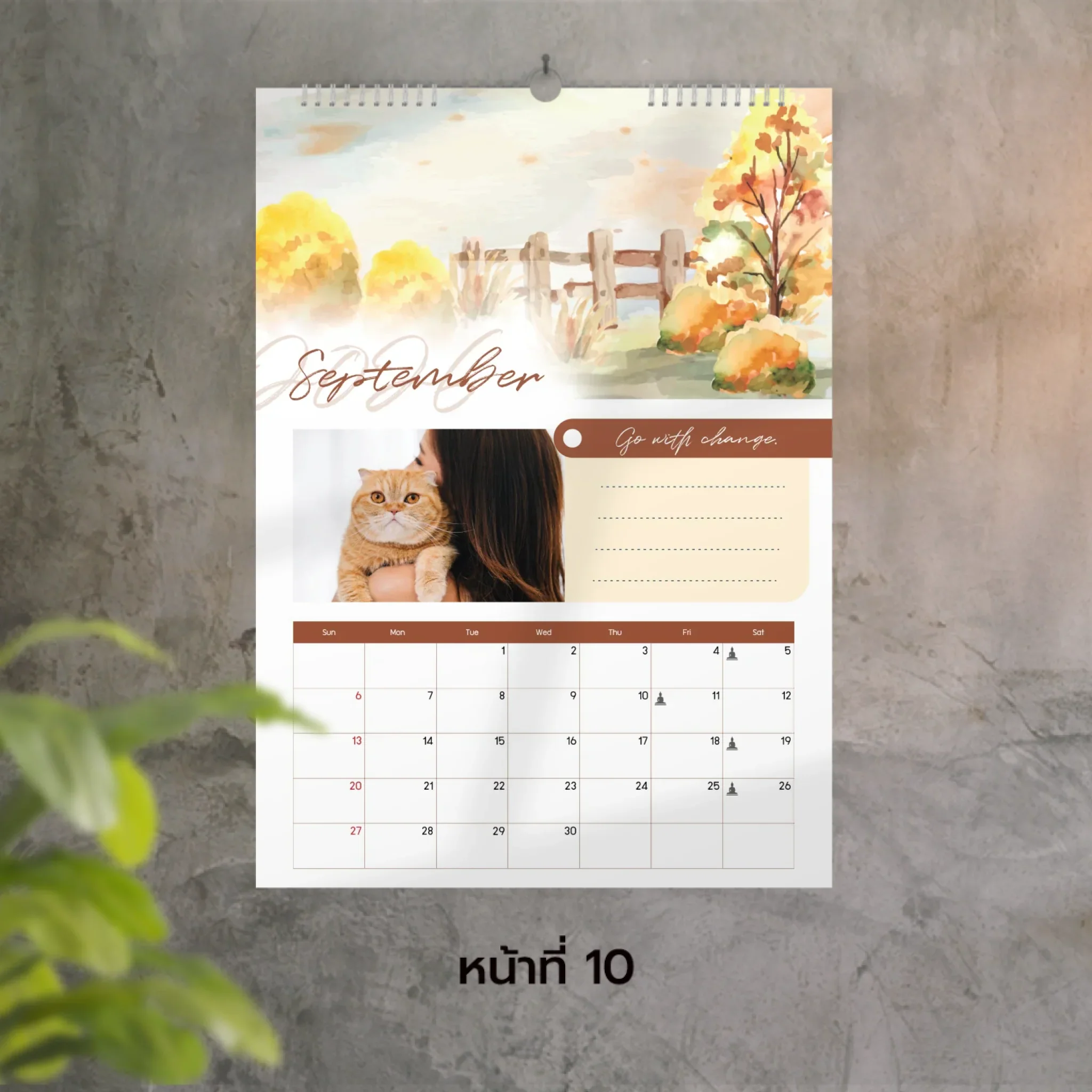 Calendar 30x42 cm - Season แบบแขวน (14รูป) - Image 10