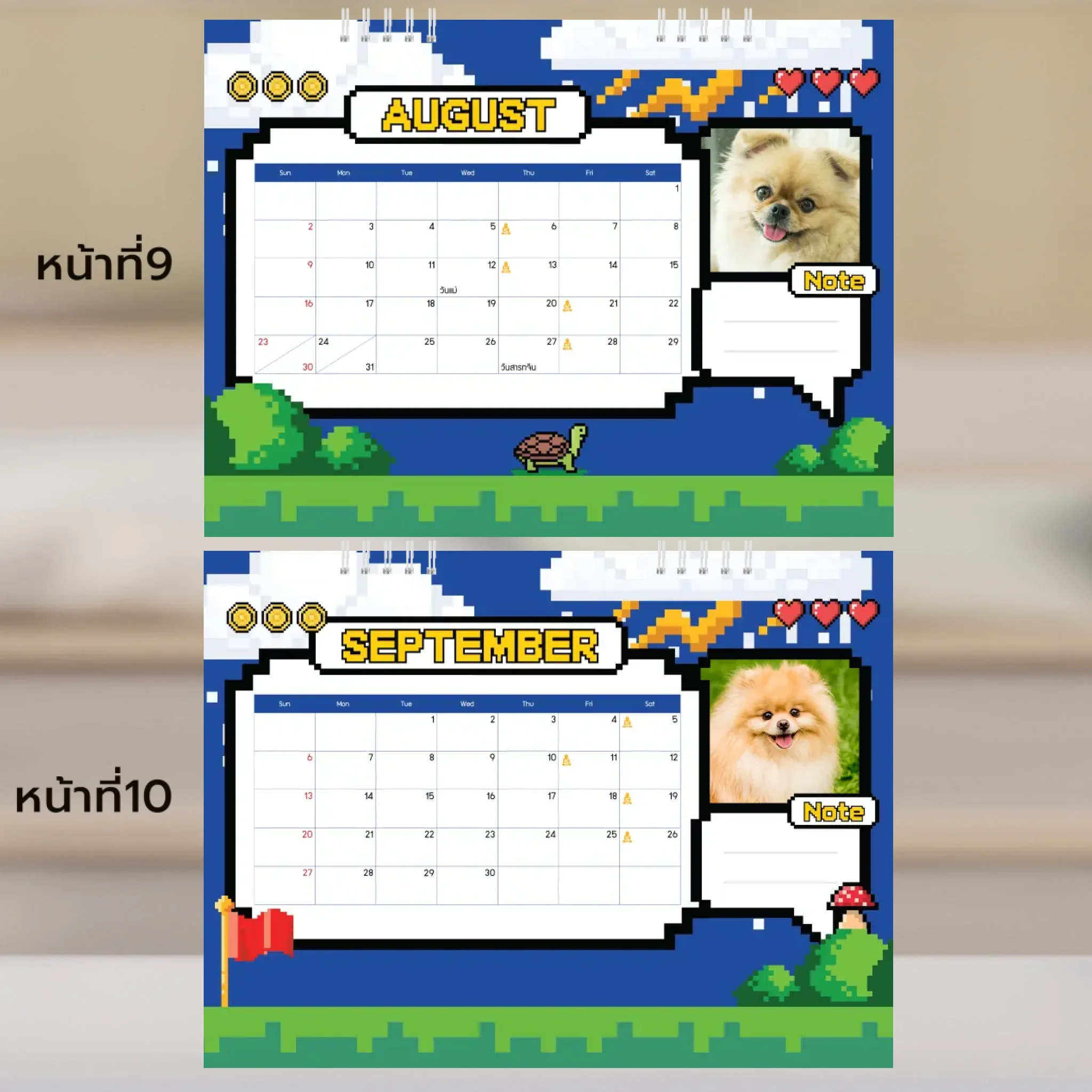 Calendar 6x8 นิ้ว - CheckPoint แนวนอน แบบปกติ14 หน้า (15รูป) - Image 6
