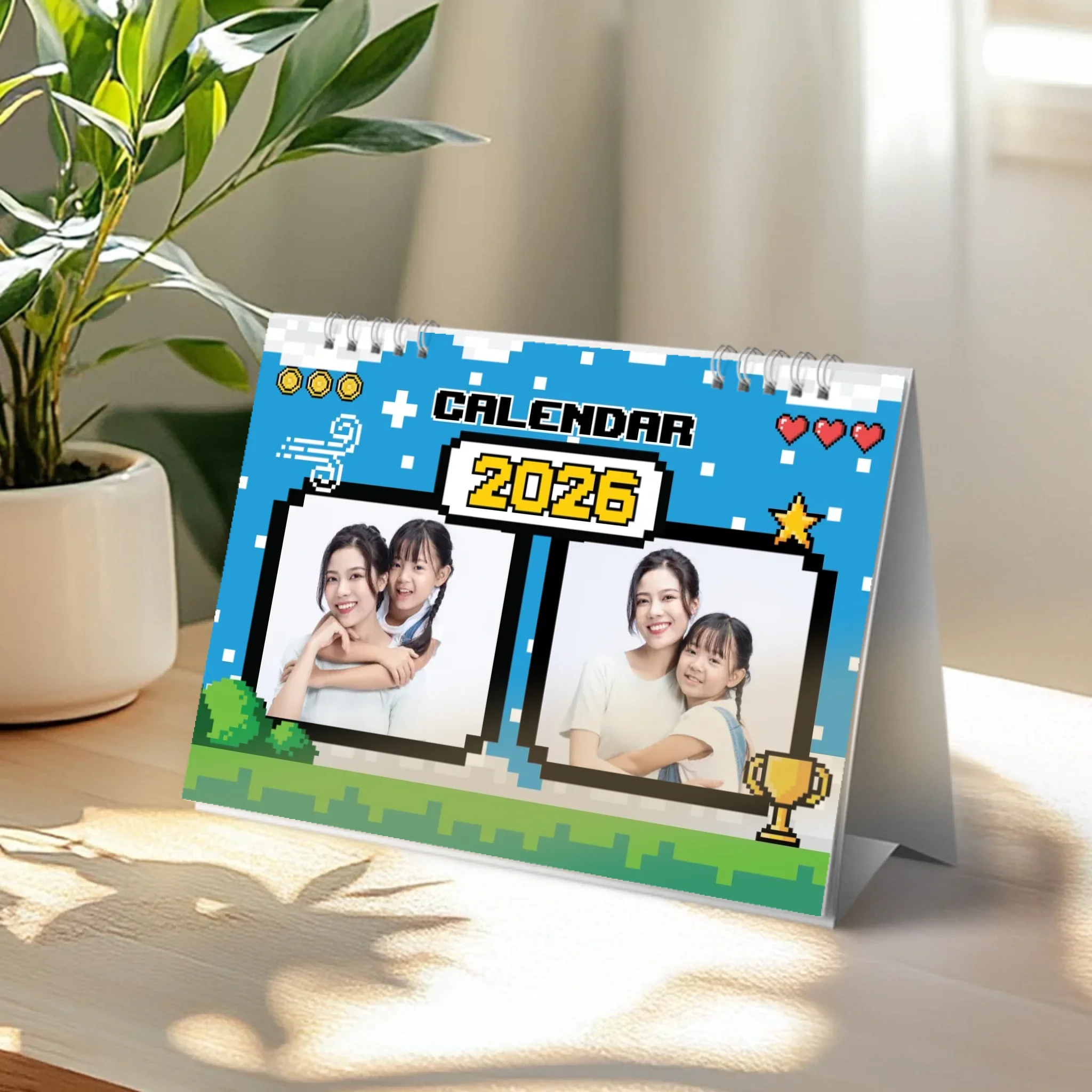 Calendar 6x8 นิ้ว - CheckPoint แนวนอน แบบพิเศษ 26 หน้า (14รูป)