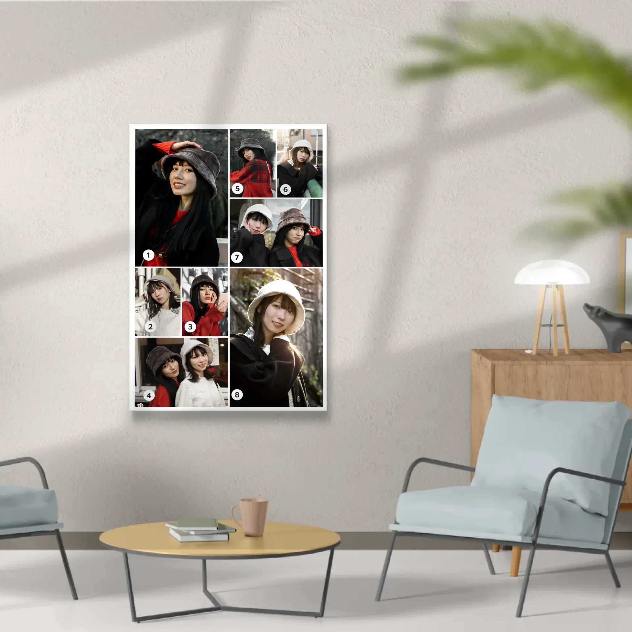 กรอบลอย PORTRAIT แนวตั้ง แบบ 8 รูป - Image 14