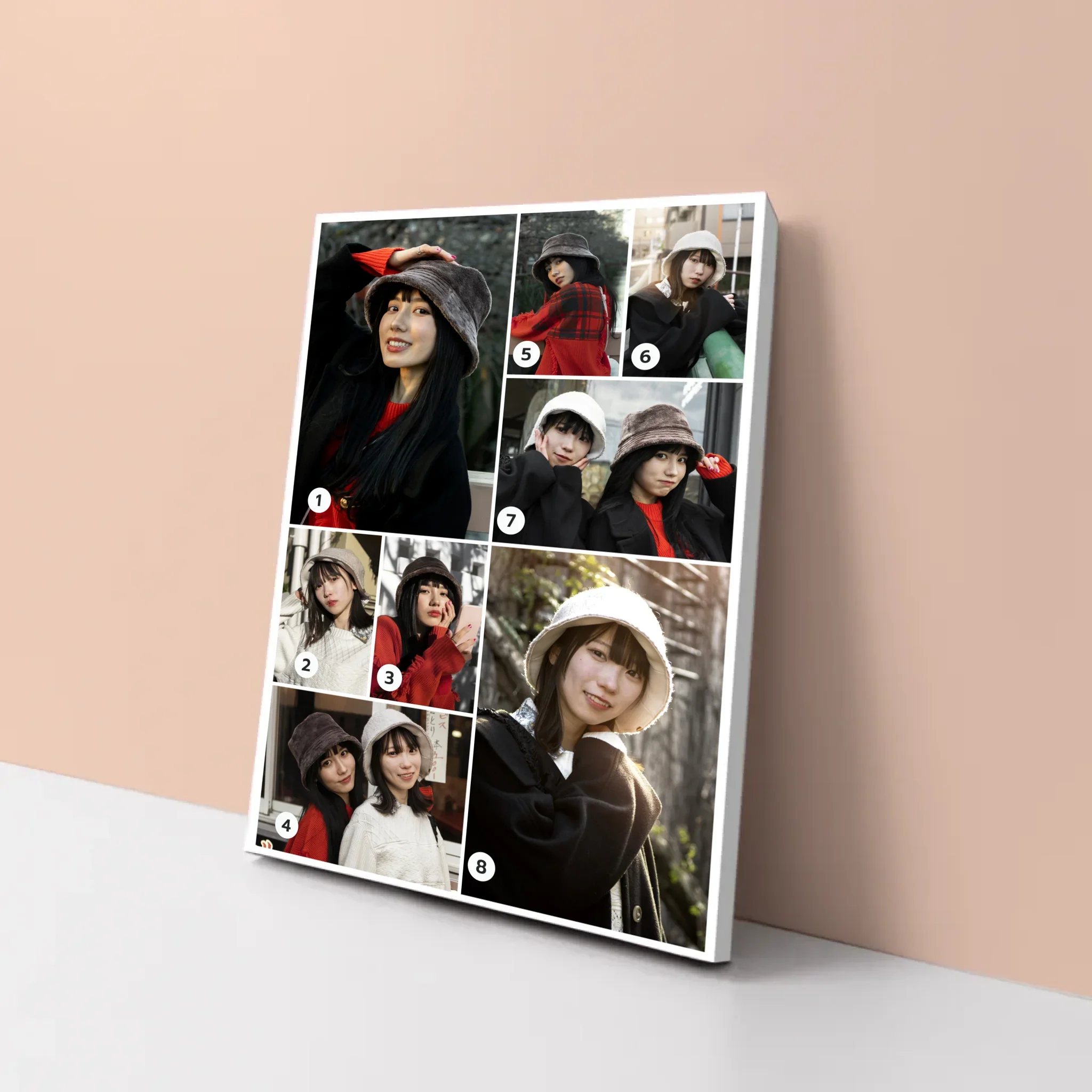 กรอบลอย PORTRAIT แนวตั้ง แบบ 8 รูป - Image 4