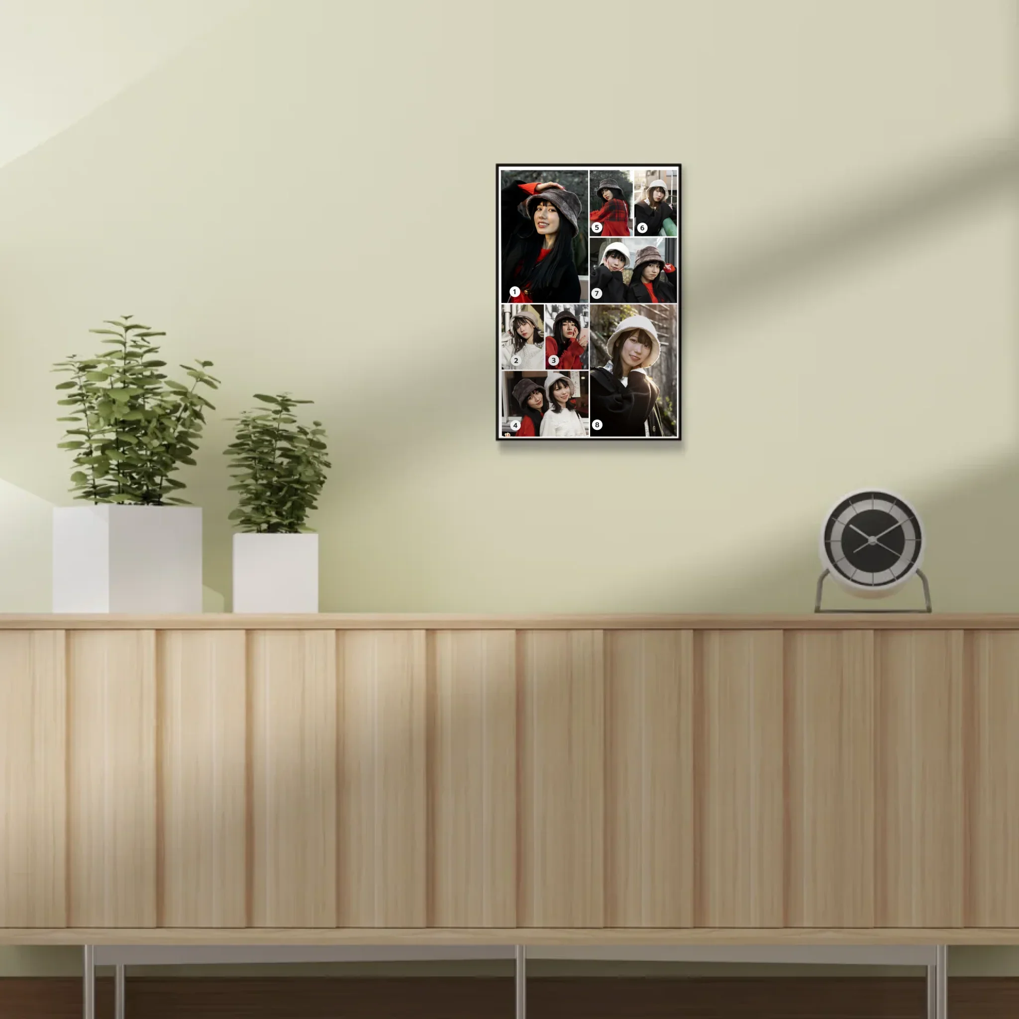 กรอบลอย PORTRAIT แนวตั้ง แบบ 8 รูป - Image 7