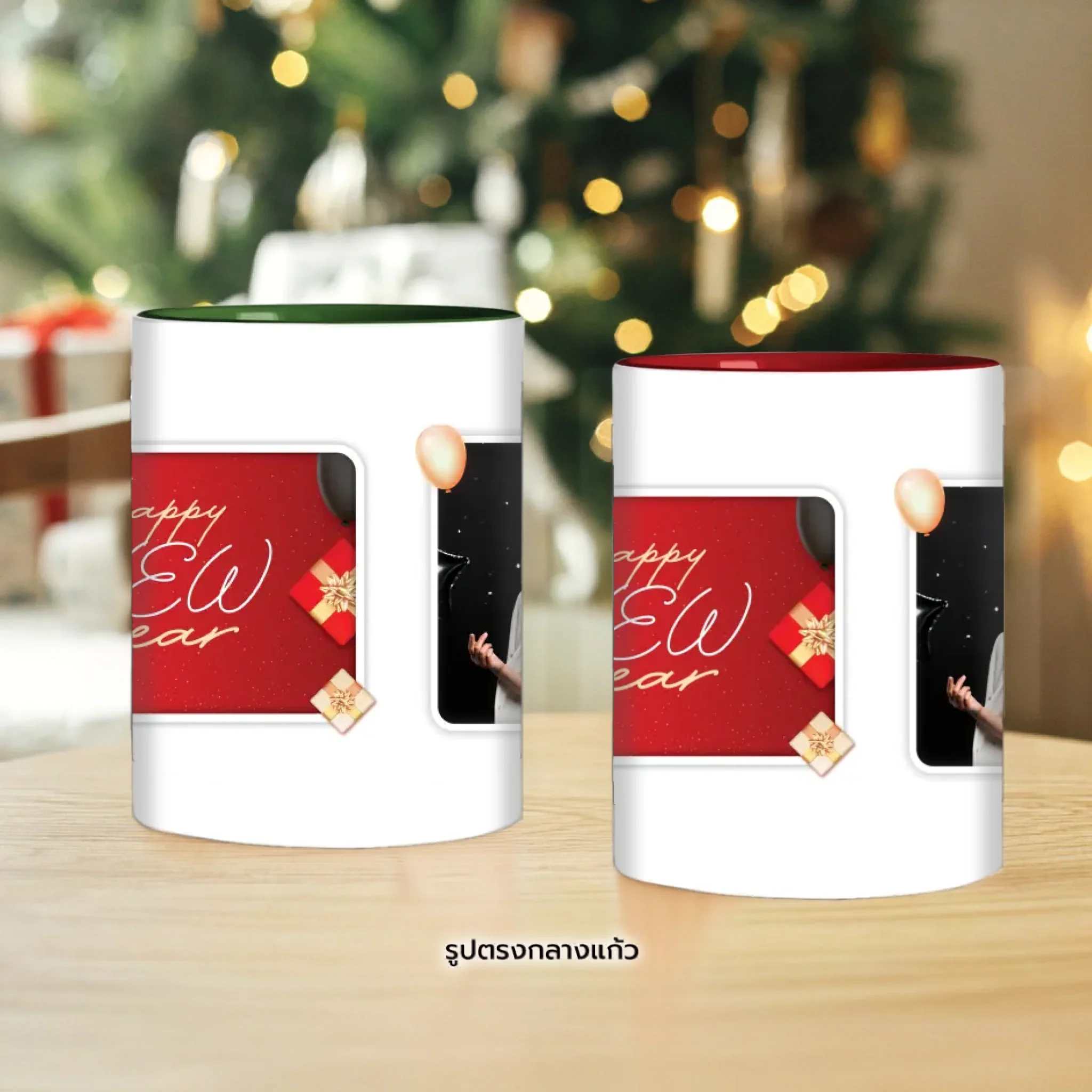 Gift Set - Mugคู่ Christmas&Happy New Year 04 - Image 3