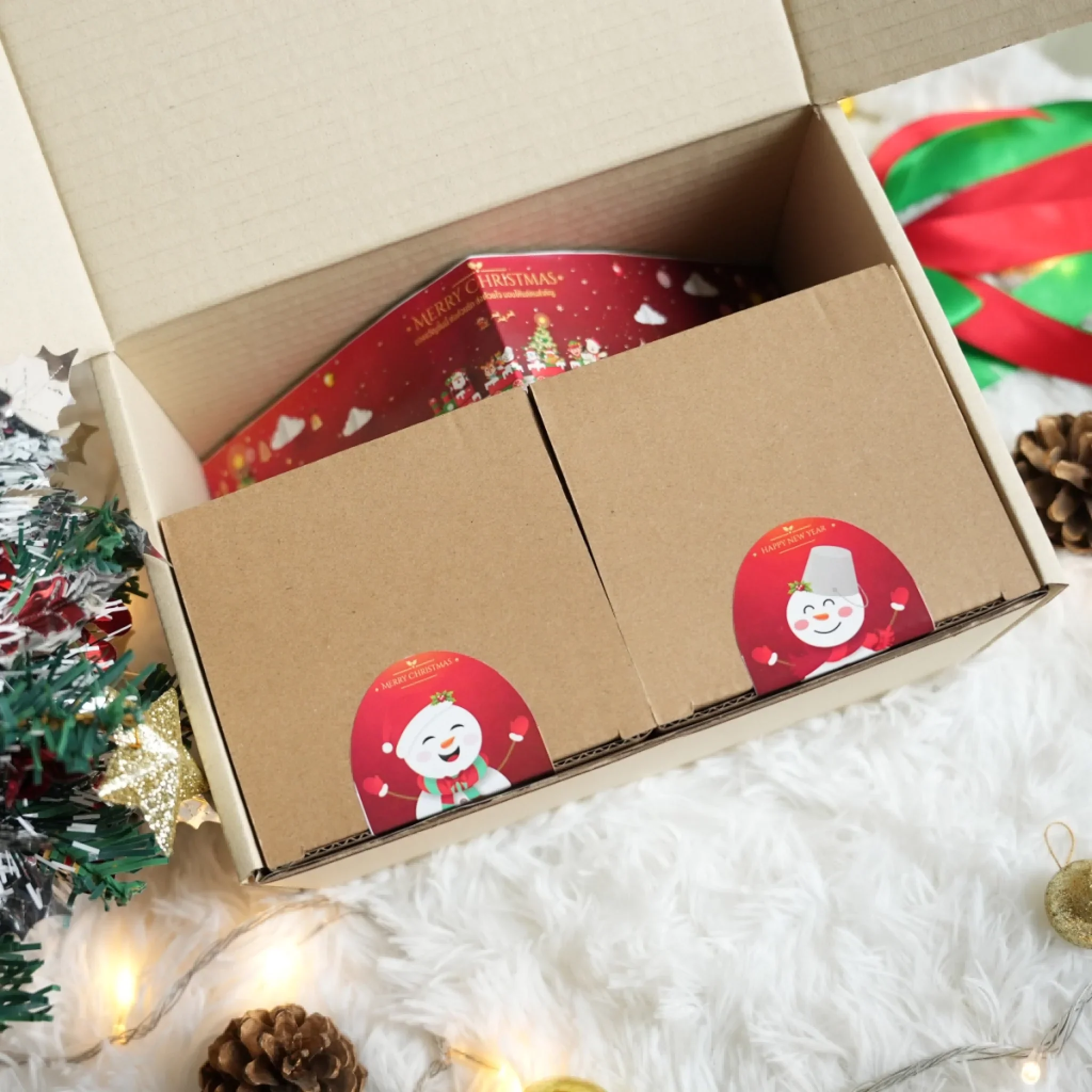 Gift Set - Mugคู่ Christmas&Happy New Year 04 - Image 5