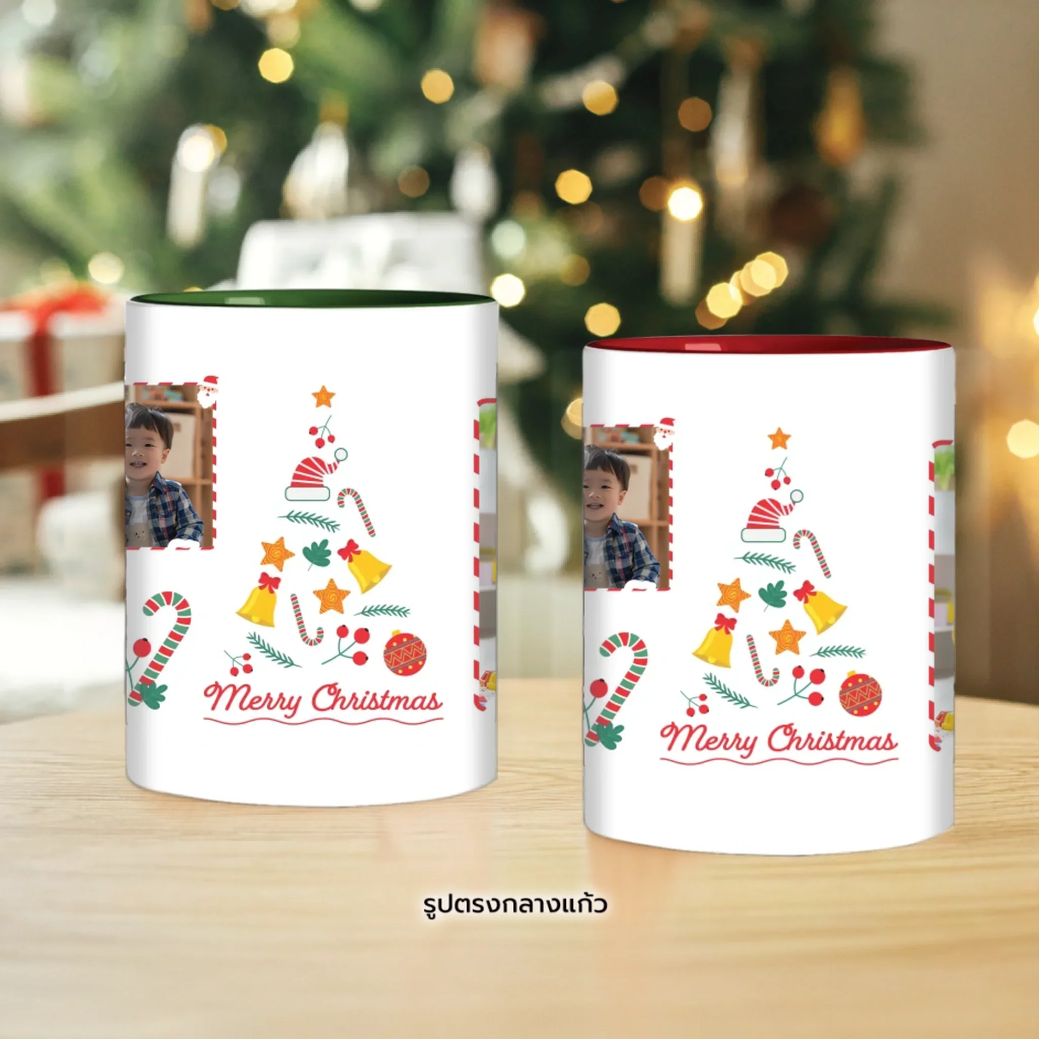 Gift Set - Mugคู่ Christmas&Happy New Year 08 - Image 3