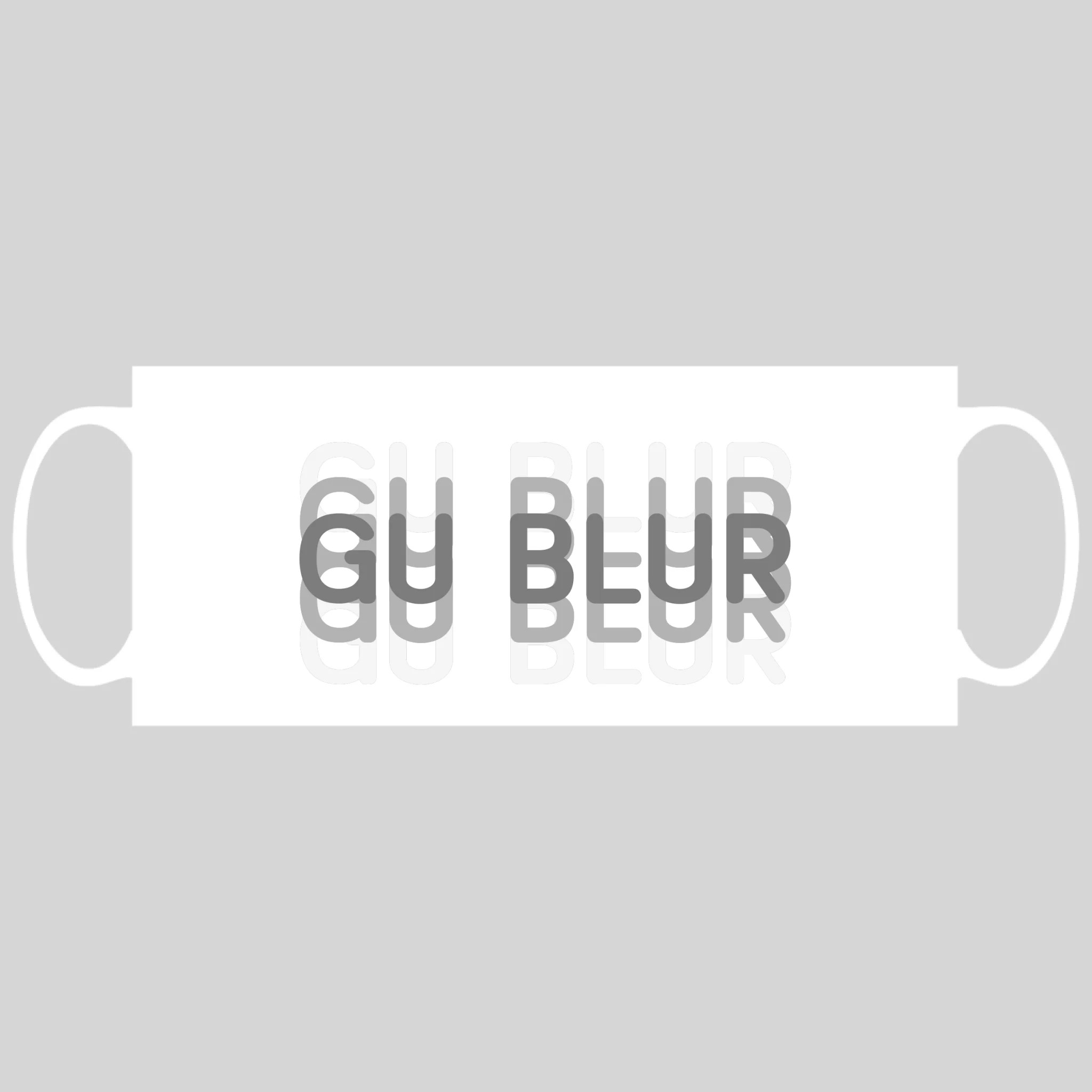 Mug - GU BLUR ใส่ข้อความได้ - Image 2